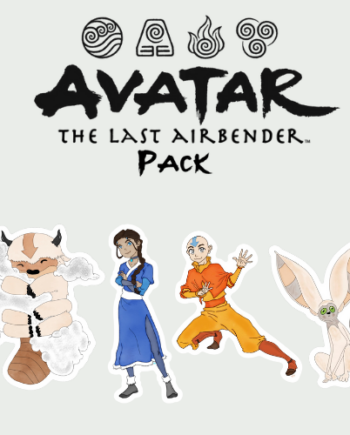 Airbender Sticker Pack – Master the Elements! 🌬️🔥