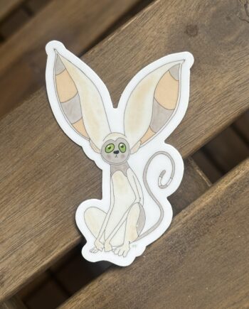 Momo Sticker – Your Mischievous Sidekick! 🍃✨