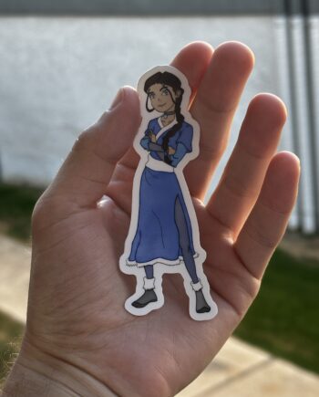 Katara Sticker – The Master Waterbender 🌊✨
